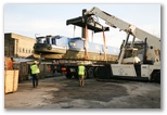 Road transport at Gallows Bridge Moorings Shipley