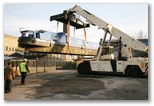 Road transport at Gallows Bridge Moorings Shipley