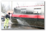 Blacking at Gallows Bridge Moorings Shipley